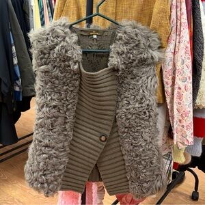 Gil Santucci Kalgan Fur vest - Sz 42